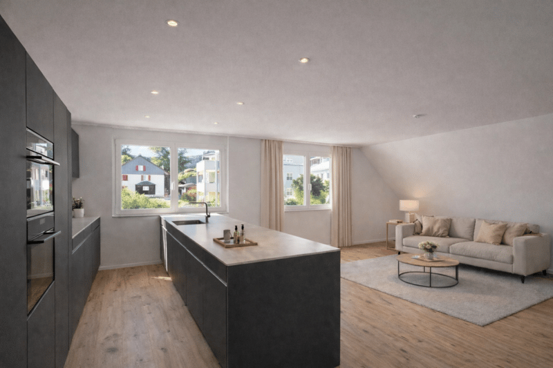 Sehr grosse Traumwohnung mit weitläufiger Terrasse und Weitblick (3)
