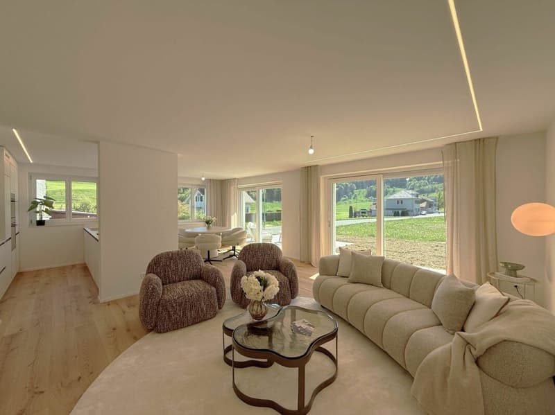 Drei 5.5 Zimmer Reiheneinfamilienhäuser - charmant, naturnah, individuell (4)