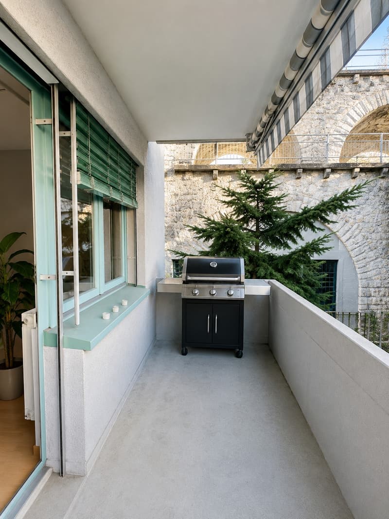 Modern 2-room apartment in a prime location in Zurich's district 5 (4)