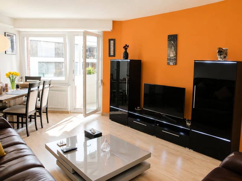 🏡  Furnished 2.5-Room Apartment Seebacherstrasse 64, Zürich Seebach 2nd Floor Left (4)