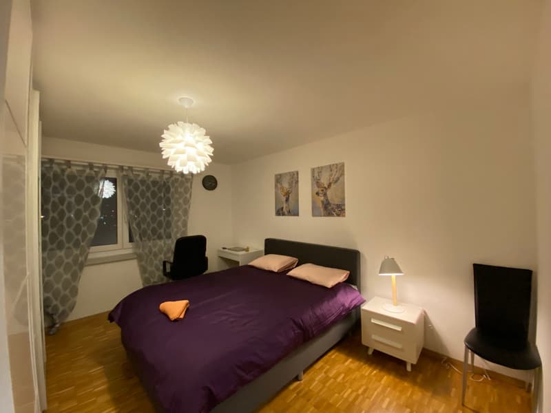 🌇 Fully Furnished 2.5-Room Apartment in Opfikon | Short-Term Rental | Balcony | Private Laundry (6)