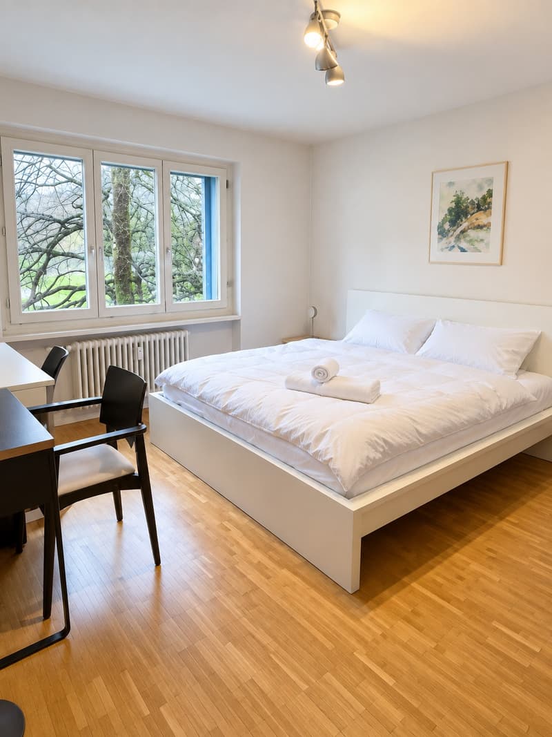 🏡Charming Furnished 2.5-Room Apartment with Balcony in Zürich Oerlikon (6)