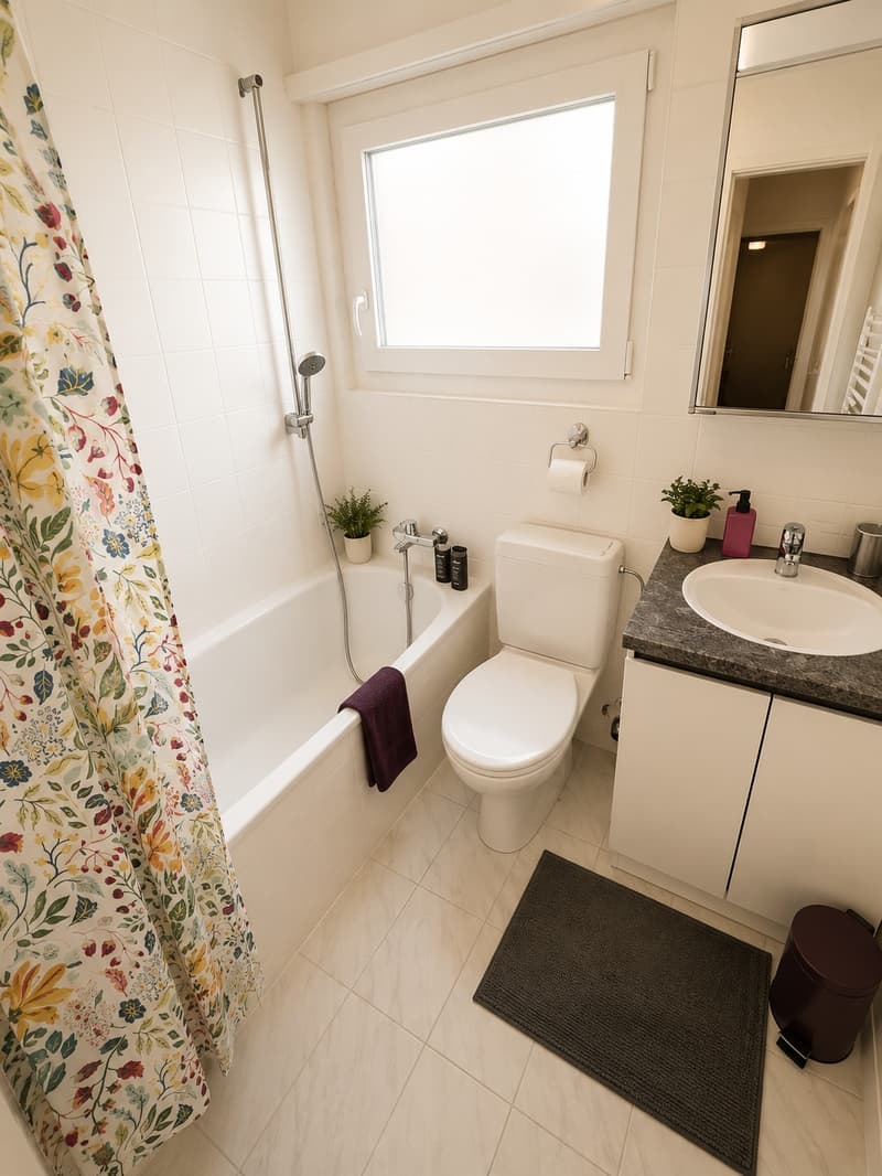 💎Charming Furnished 2.5-Room Apartment with Balcony and Beautiful Views in Adliswil (13)