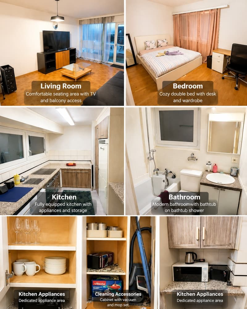 💎Charming Furnished 2.5-Room Apartment with Balcony and Beautiful Views in Adliswil (16)