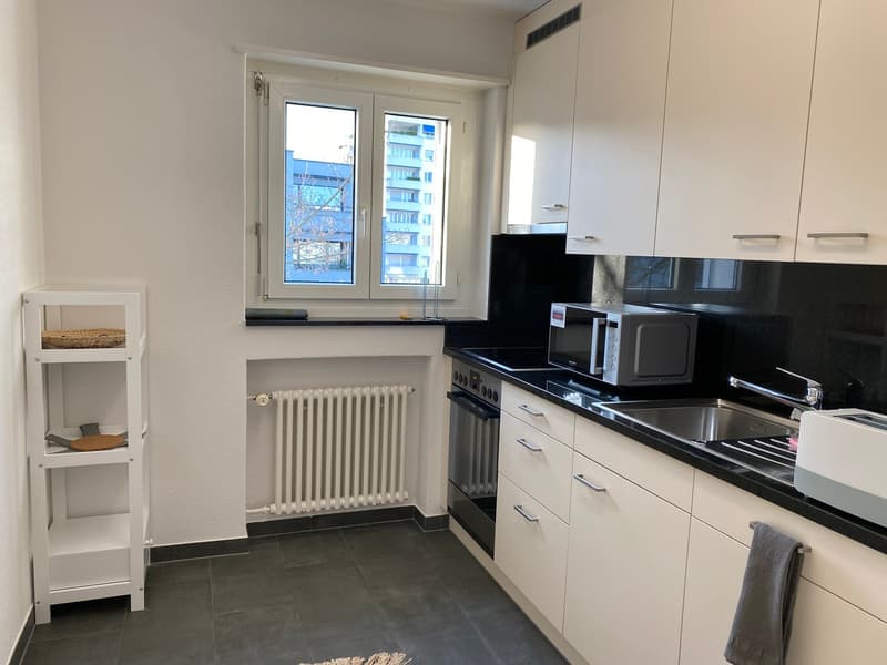🏡 Furnished 2.5-Room Apartment with Private Balcony in Dübendorf – 8600 (9)