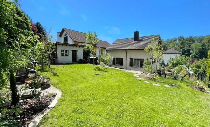 Casa unifamiliare affascinante con ampi dintorni, casetta da giardino e garage, in una posizione tranquilla a Niederlenz (2)