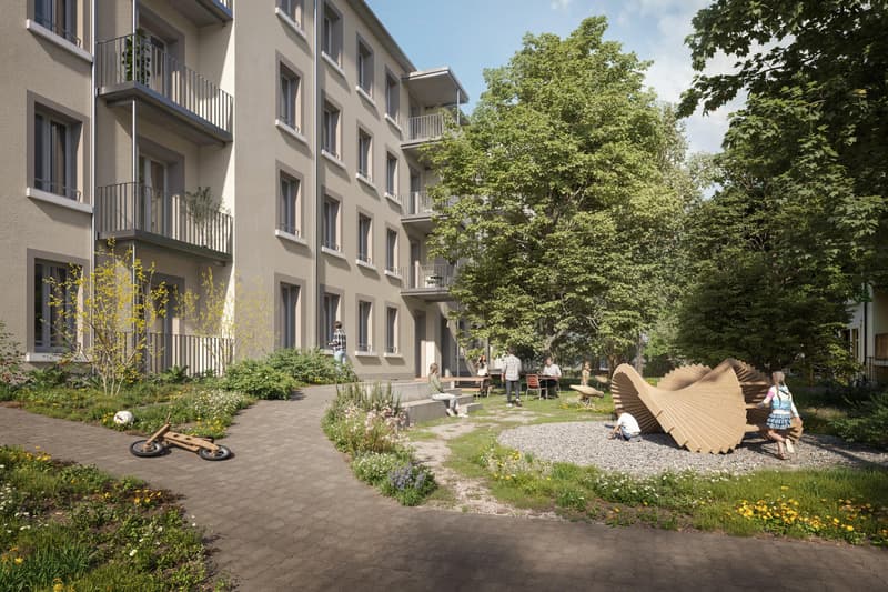 Neu erstellte 1.5-Zimmer-Wohnungen im Dachgeschoss (1)