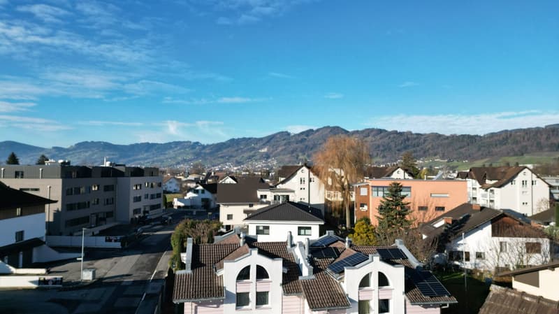 Dachterrasse, Balkon und 4.5 Zimmer mit Weitsicht (9)