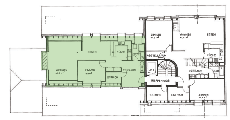 Menziken - Appartement situé au centre avec beaucoup de charme et de potentiel pour une conception individuelle (9)
