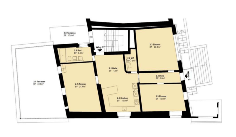 Einzigartiges Wohnen mit Terrasse in historischem Ambiente (11)