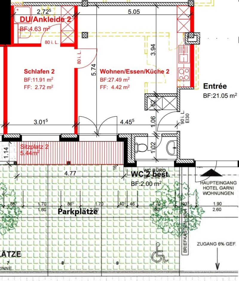 2 ½ Zimmer-Wohnung, 3052 Zollikofen (9)