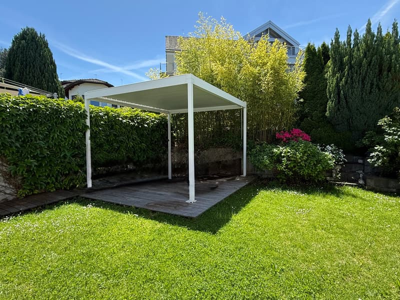Ampio spazio di vita, casa moderna con giardino a Wollerau (3)