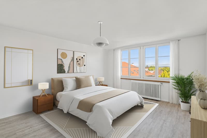 Schlafzimmer (virtuell inszeniert)