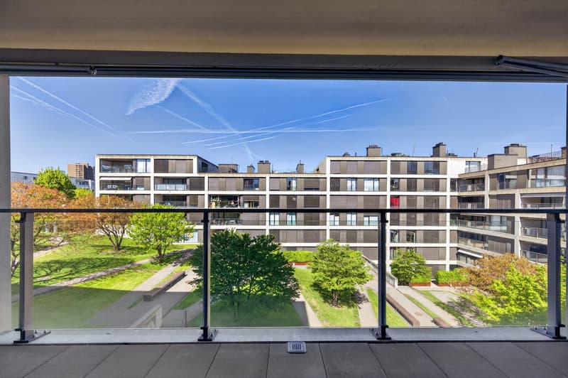 Ausblick vom Balkon