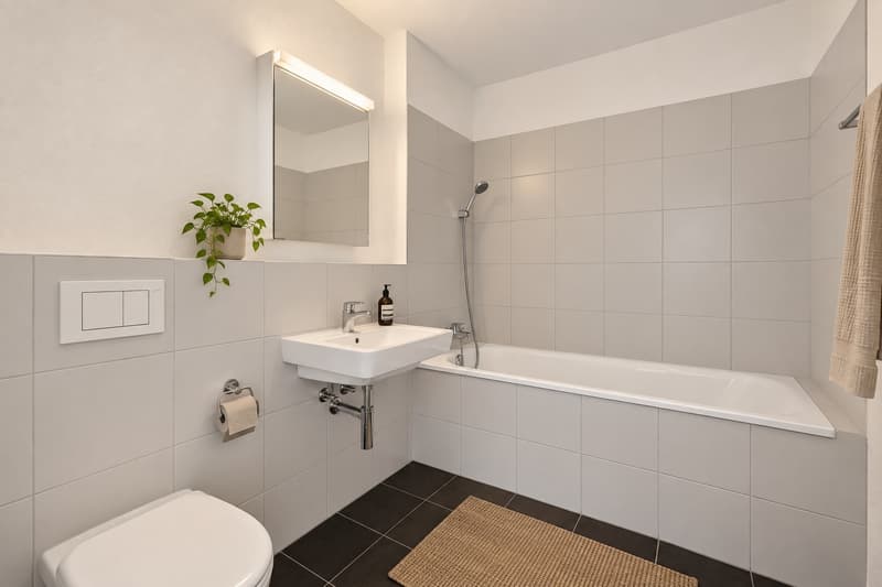 Bad mit Badewanne