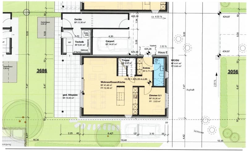 Attractive for families! Sunny quiet central. Kindergarten, bus, nearby. School 3-4 minutes. (3)