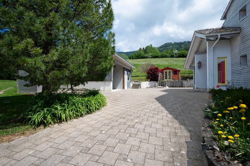 Exklusives Landhausidyll mit 3’874 m² Land, grossem Naturteich und Alpenblick (7)