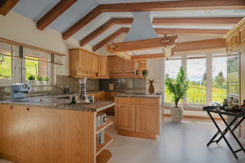 Exklusives Landhausidyll mit 3’874 m² Land, grossem Naturteich und Alpenblick (13)