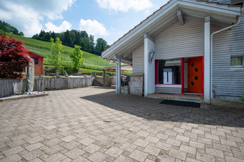 Exklusives Landhausidyll mit 3’874 m² Land, grossem Naturteich und Alpenblick (8)