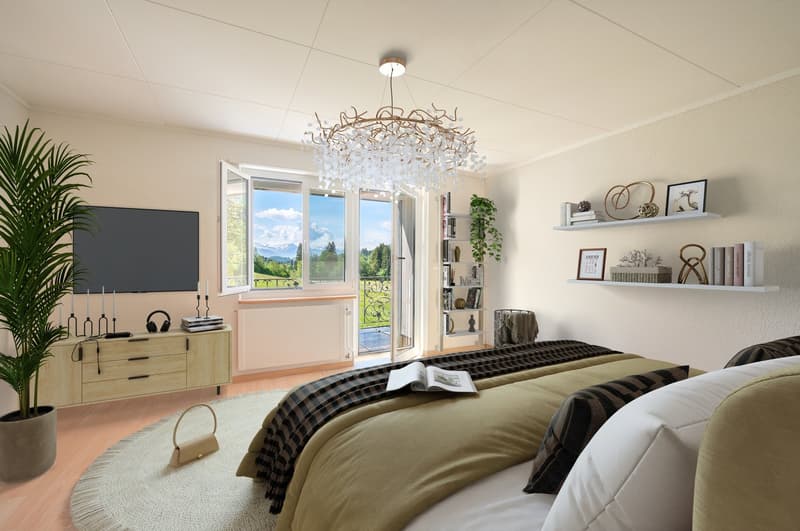 Exklusives Landhausidyll mit 3’874 m² Land, grossem Naturteich und Alpenblick (18)