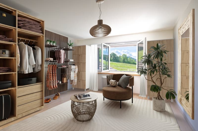 Exklusives Landhausidyll mit 3’874 m² Land, grossem Naturteich und Alpenblick (19)