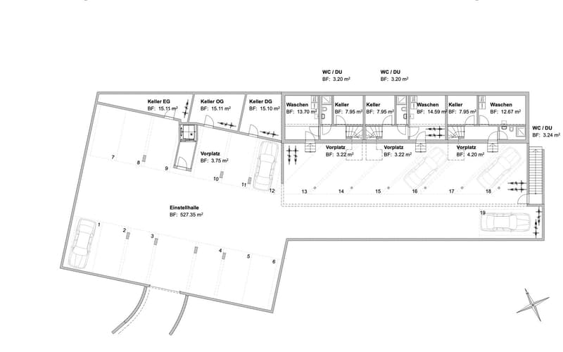Garage parking space in Magden (1)
