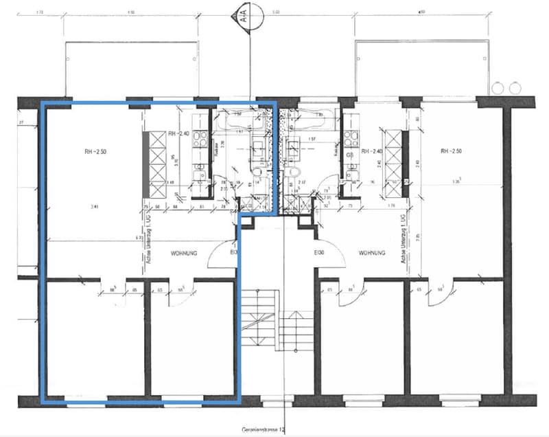 Grundrissplan