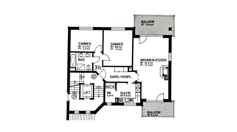 Grundrissplan