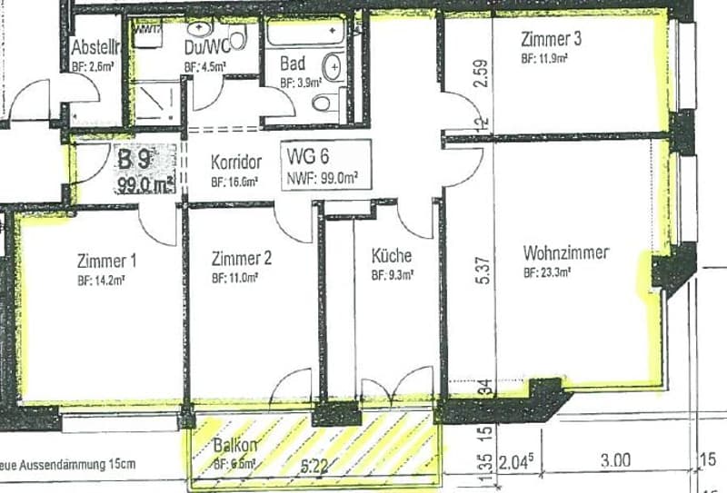 Grundrissplan
