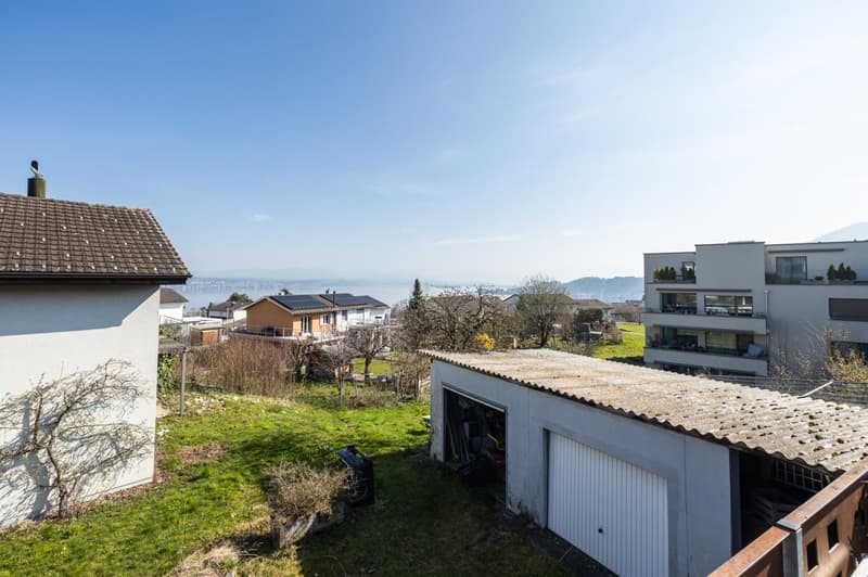 Aussicht von der Terrasse im 1.Stock
