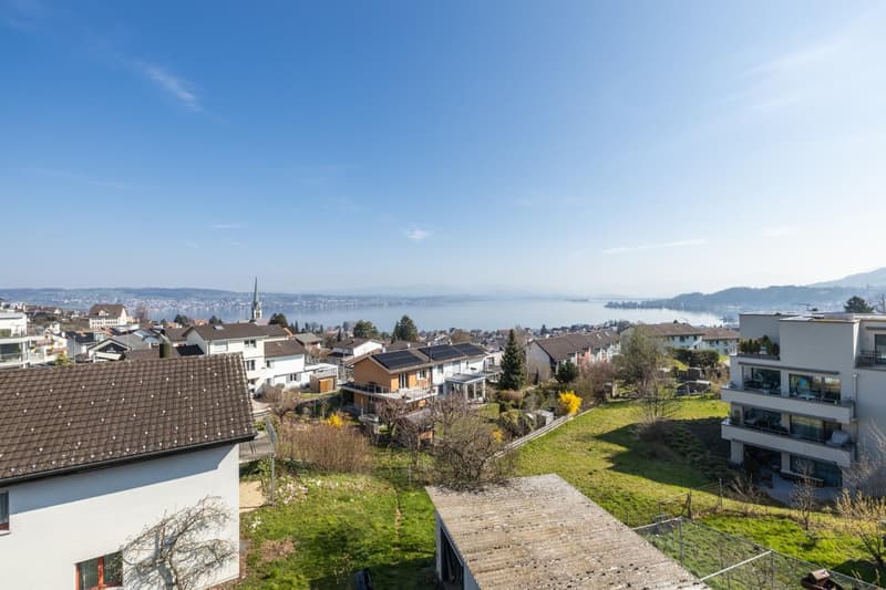 Aussicht aus dem Dachgeschoss