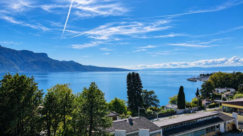 Modern 5-Room Bifamiliar House with Stunning Lake and Mountain Views in Corseaux (23)