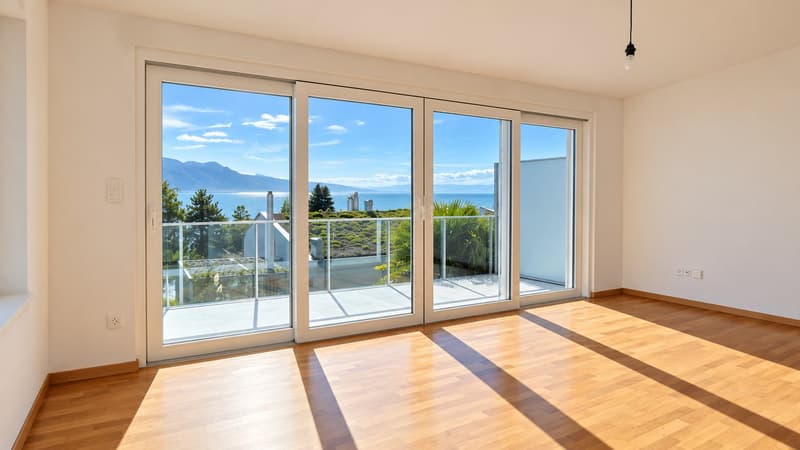 Modern 5-Room Bifamiliar House with Stunning Lake and Mountain Views in Corseaux (7)