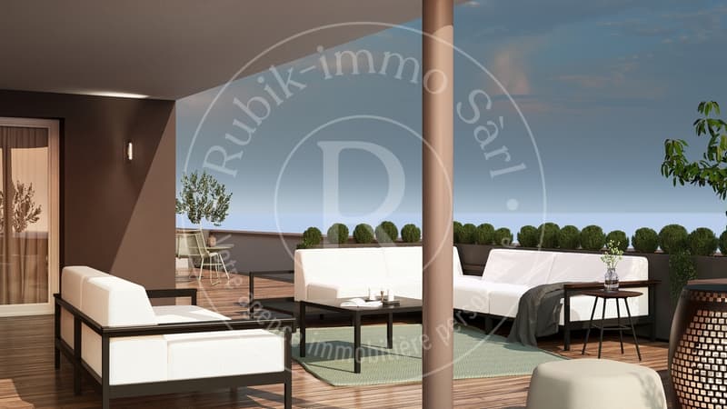 Magnifiques attiques 5,5 pièces de 162m² et terrasse de 153m² (2)