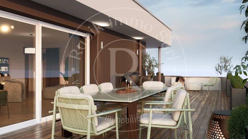 Magnifiques attiques 5,5 pièces de 162m² et terrasse de 153m² (3)