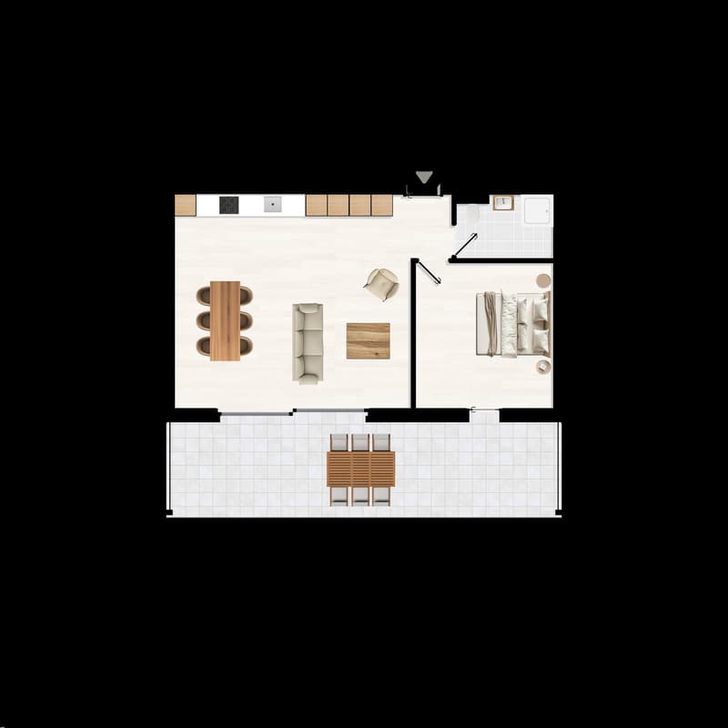 2.5 rooms 5 minutes from Bulle - Building permit issued (8)