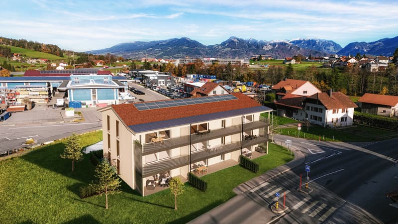 2.5 rooms 5 minutes from Bulle - Building permit issued (11)