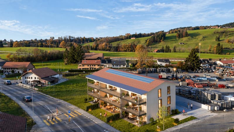 2.5 rooms 5 minutes from Bulle - Building permit issued (10)