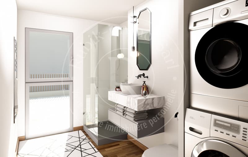 3.5 rooms 5 minutes from Bulle - Building permit issued (12)