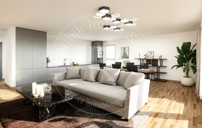 3.5 rooms 5 minutes from Bulle - Building permit issued (2)