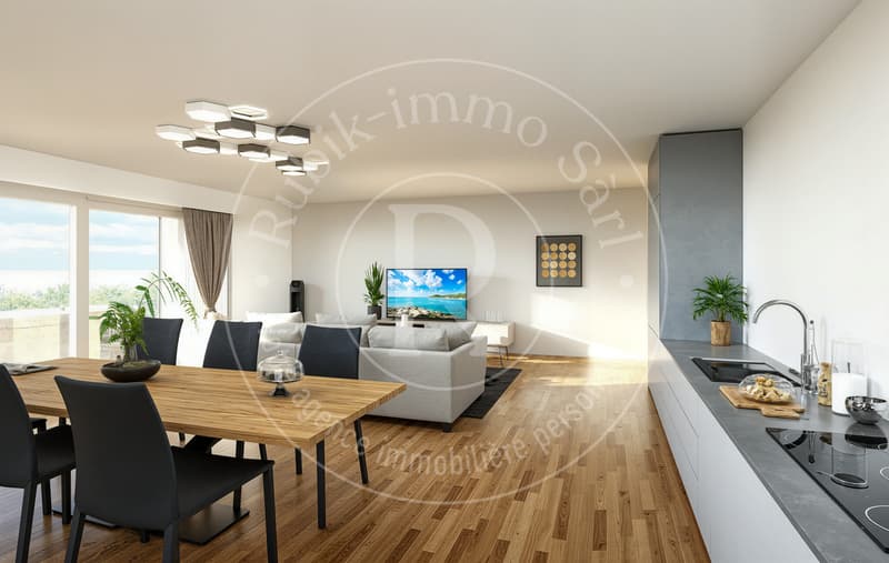 3.5 rooms 5 minutes from Bulle - Building permit issued (4)