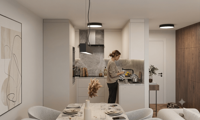 Nouvelle résidence de 3 appartements dans un quartier prisé et verdoyant (7)