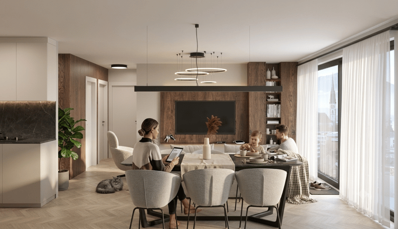Nouvelle résidence de 3 appartements dans un quartier prisé et verdoyant (4)