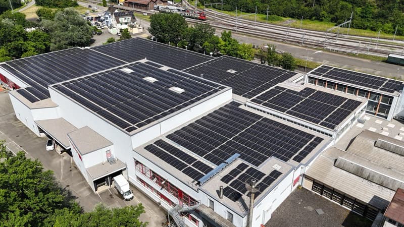 Liegenschaft mit PV-Anlage