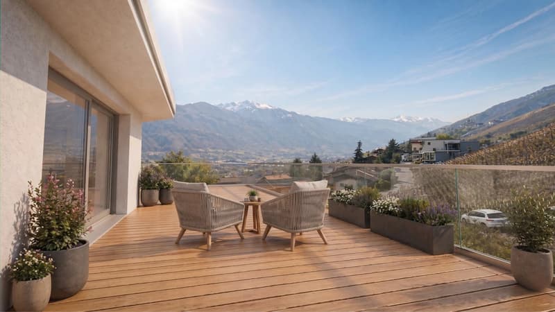 New 4.5-room terrace apartments - Miège (7)