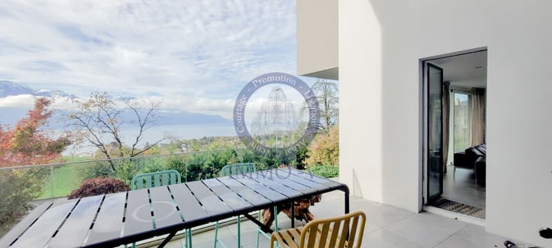Villa de standing avec vue imprenable sur le lac et les montagnes de Montreux (1)