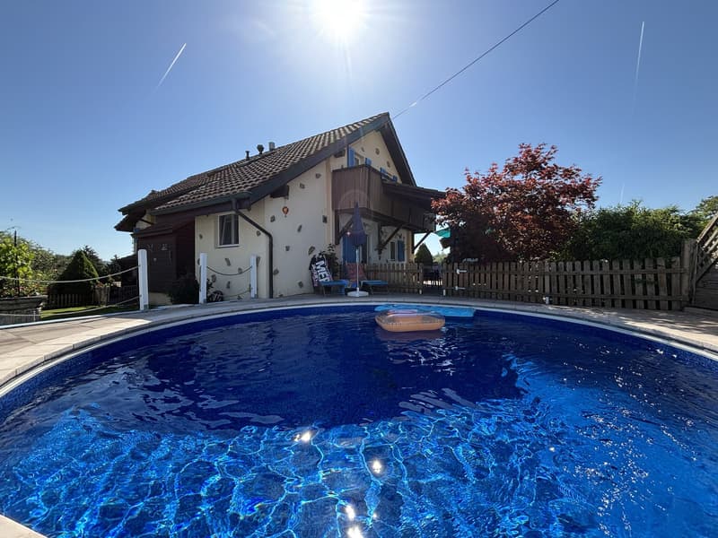 Selten: 2 Häuser mit Solaranlage + Wärmepumpe · Pool · 5 Minuten von Yverdon (2)
