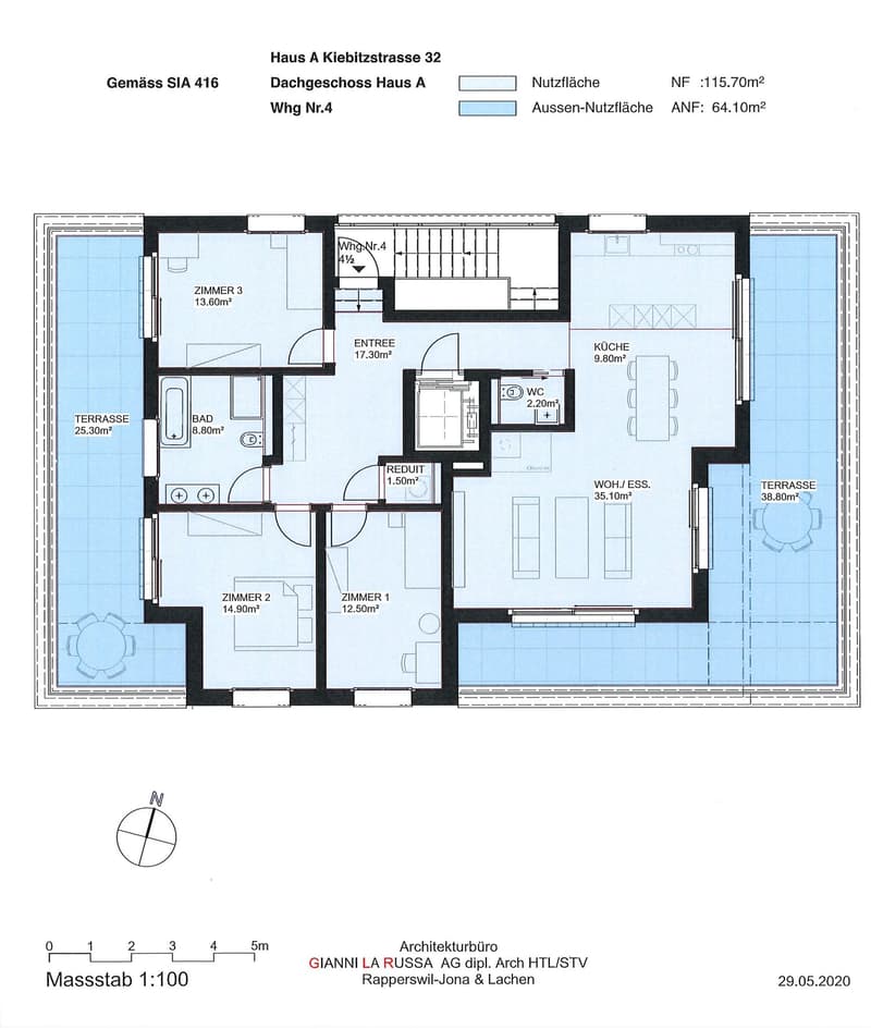 Appartement en attique attractif dans un environnement verdoyant (4)