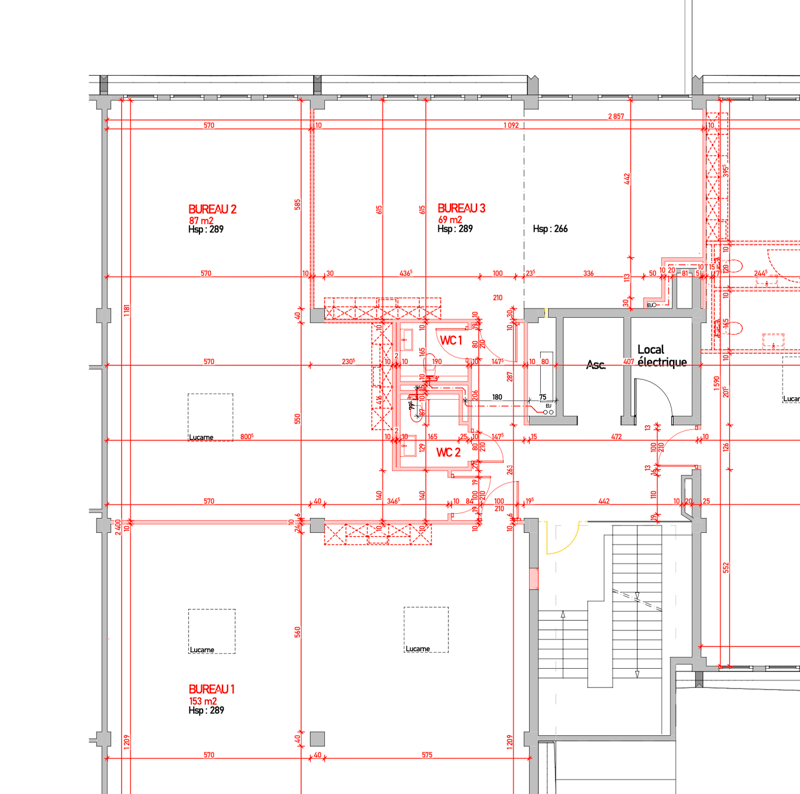 Surface de 69m2 aménagée à louer. (2)