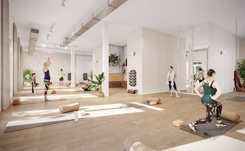 Idealer Raum für ein Yoga-/Pilates-/Fitness-Studio (2)